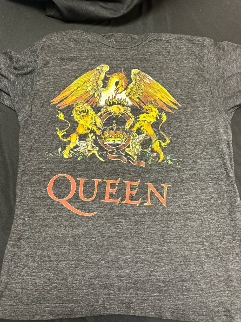Queen Graphic Tee - Men's Charcoal Gray Band Shirt (M)